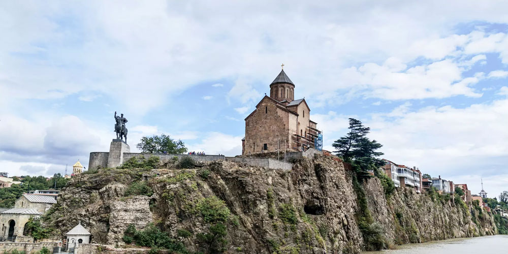 Tbilisi Metekhi-church